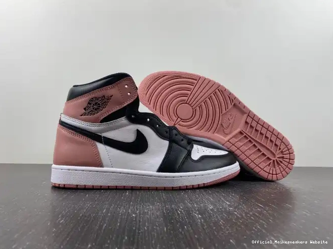 Official Maikesneakers Rust High Pink Jordan Nrg 861428-101 Og Retro Air 1 0602